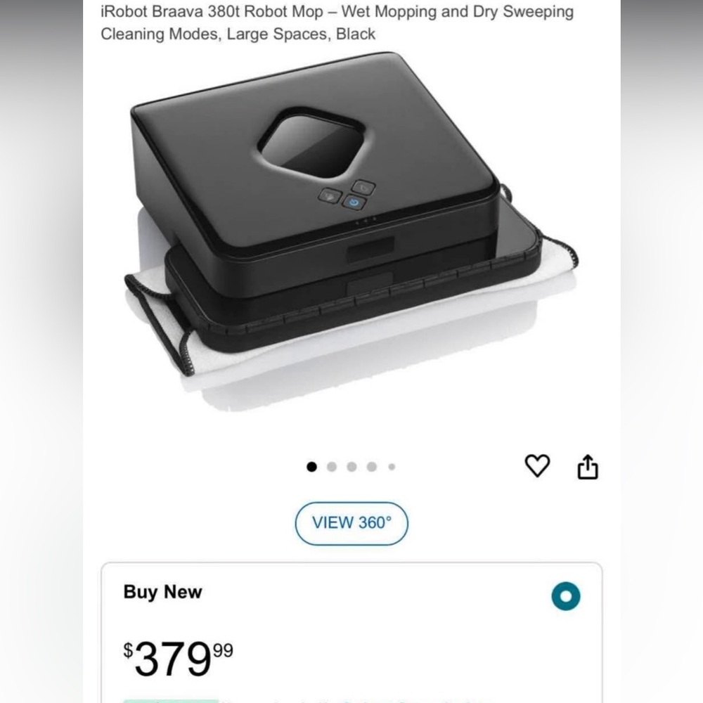 iRobot Braava 380t Robot Mop